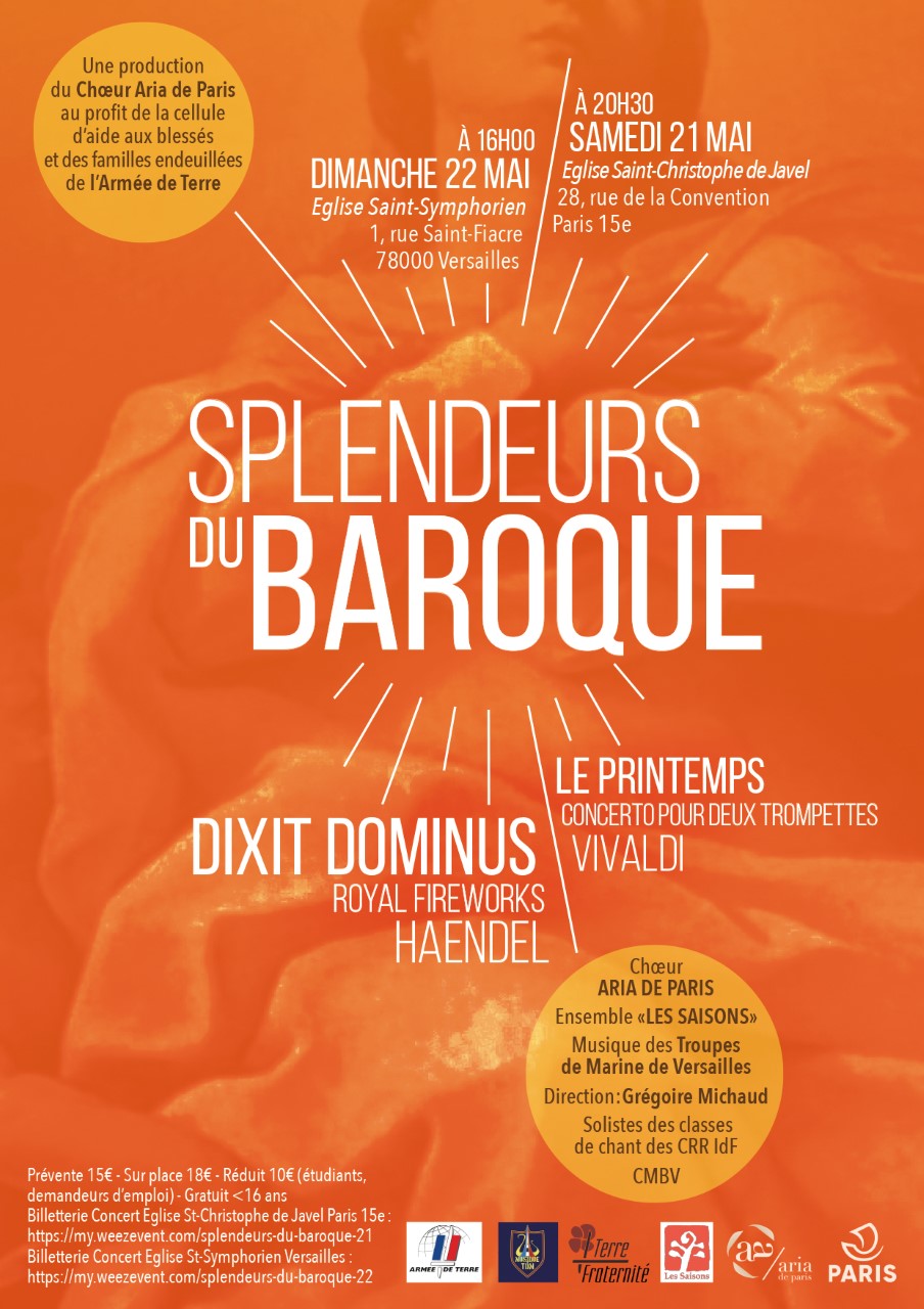 22/05/2022 Splendeurs du Baroque Dixit Dominus Haendel